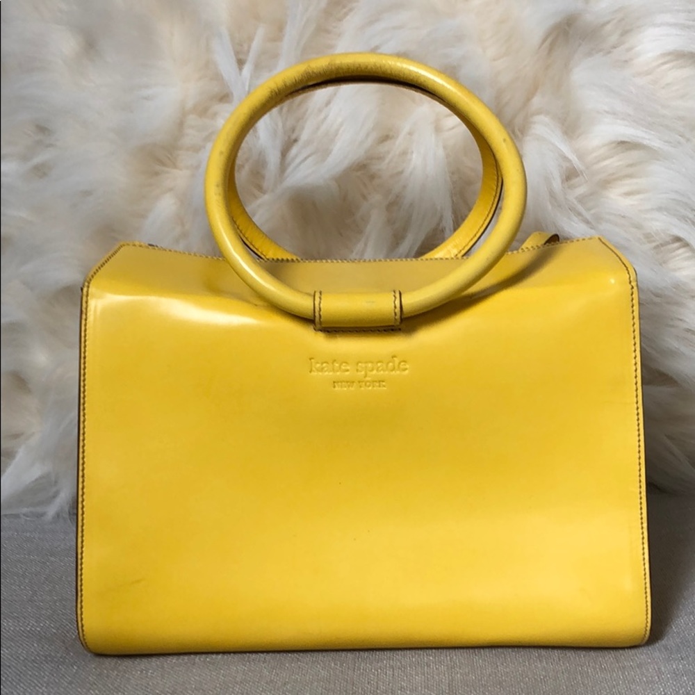 Kate Spade Yellow Leather Handbag